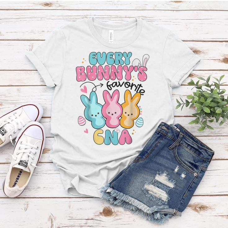 Every Bunnys Favorite Cna Nurse Cute Rabbit Eggs Easter Day Women T-shirt Unique Gifts