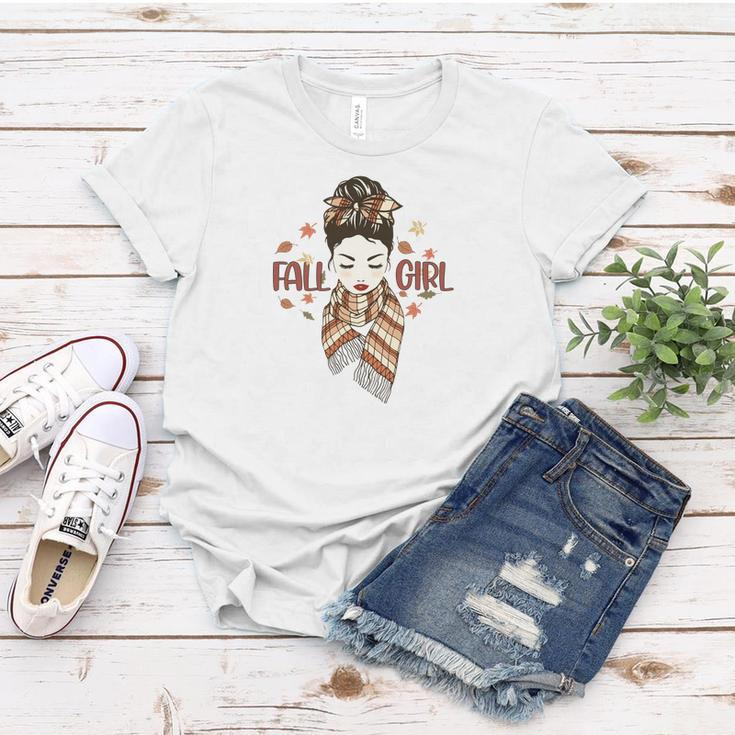 Fall Girl Autumn Lovers Gifts Women T-shirt Personalized Gifts