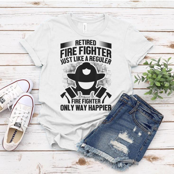 Firefighter Retirement Gift - Retired Fire Fighter Just Like Women T-shirt Funny Gifts