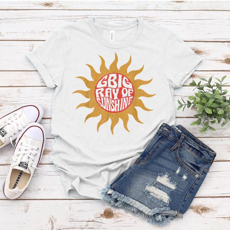 Gbig Ray Of Sunshine Sorority Girls Matching Little Sister Women T-shirt Unique Gifts