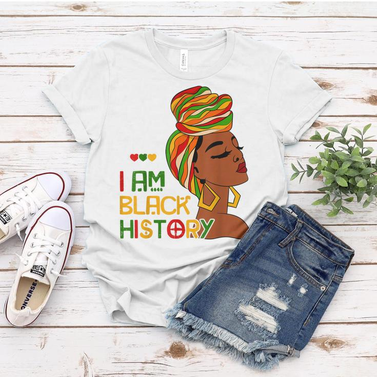 I Am Black History Month African American For Womens Girls V2 Women T-shirt Personalized Gifts
