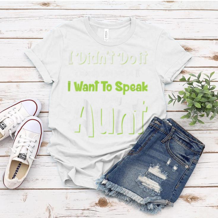 Kids Nephew Niece Gifts From Aunt Funny Quote Family Nephew Women T-shirt Funny Gifts