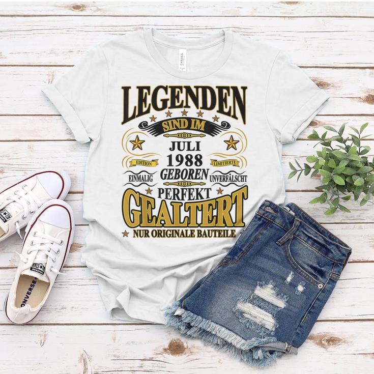 Legenden Sind Im Juli 1988 Geboren 35 Geburtstag Lustig Frauen Tshirt Lustige Geschenke