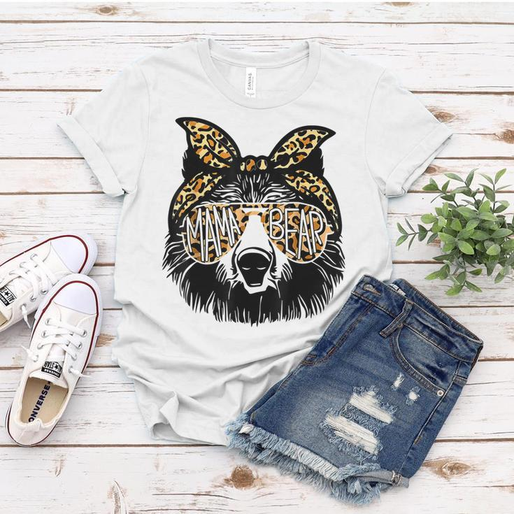 Mama Bear Leopard Bandana Sunglasses Mothers Day Women Girls Women T-shirt Unique Gifts