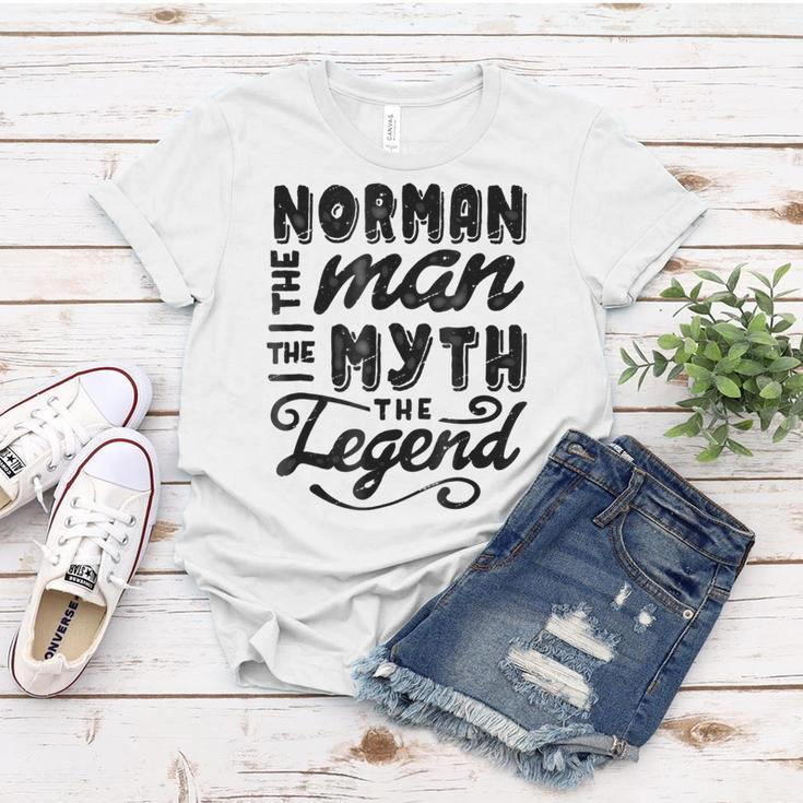 Norman The Man Myth Legend Gift Ideas Men Name Gift For Mens Women T-shirt Funny Gifts