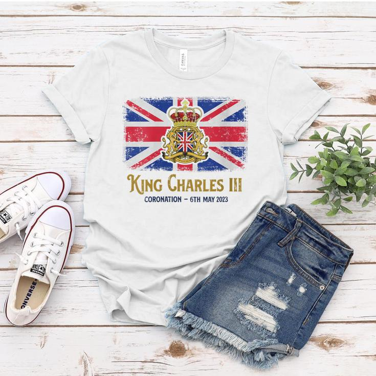 Womens King Charles Iii Coronation 2023 British Monarch Royal May Women T-shirt Unique Gifts