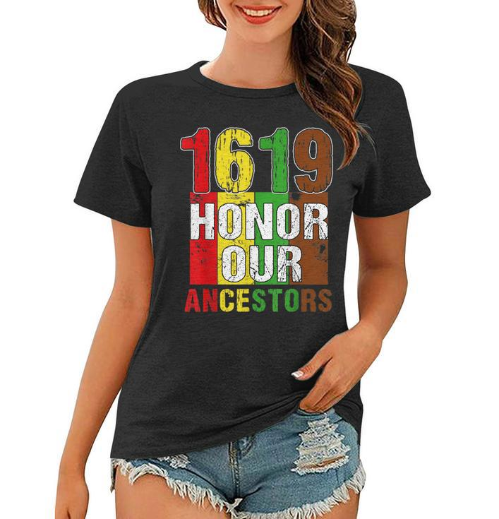1619 Our Ancestors Project Black History Month Kwanzaa  Women T-shirt