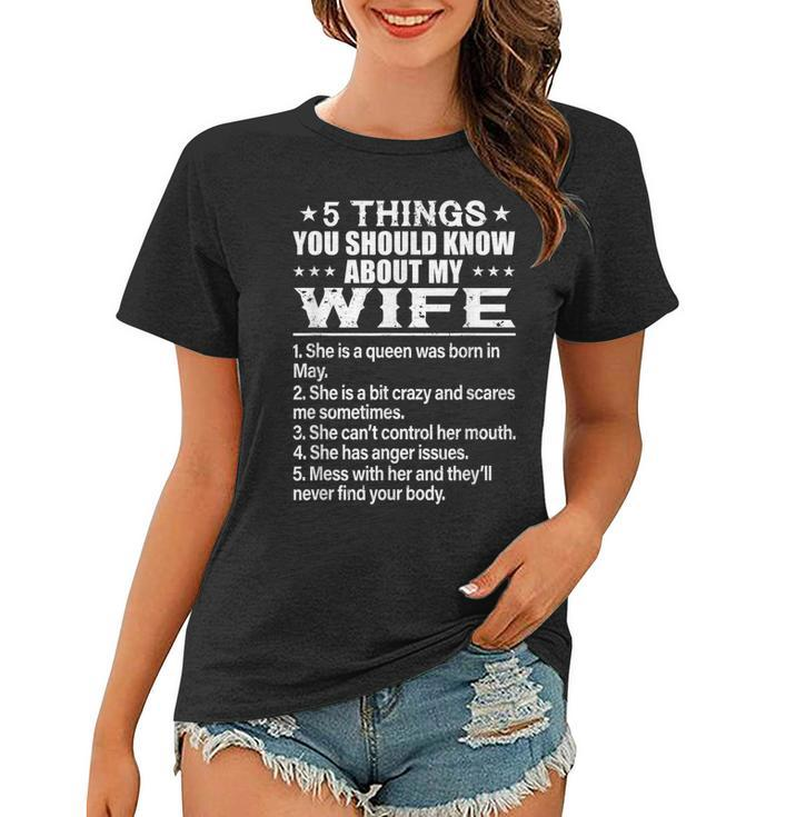 5 Things You Should Know About My Wife May Gift For Mens Women T-shirt