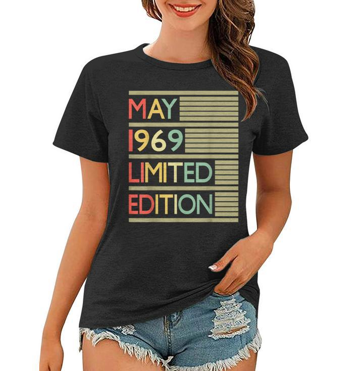 50Th Birthday Gift May 1969 - 50 Years Old Shirt Women T-shirt