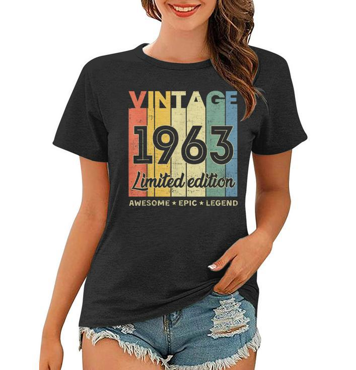60 Year Old Gifts Vintage 1963 Limited Edition 60Th Birthday  V7 Women T-shirt