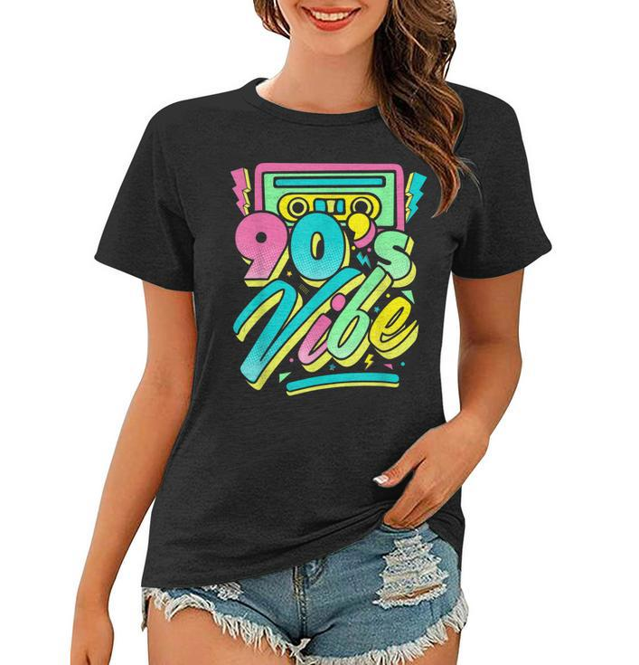 90S Vibe Vintage Retro Costume Party Nineties Mens Womens  Women T-shirt