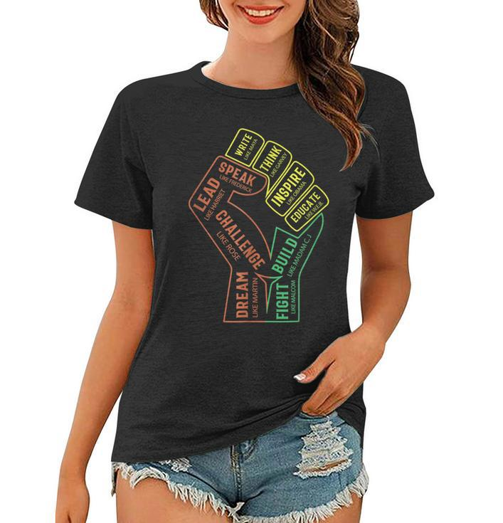 African Junenth Black History Month Educated Outfit  Women T-shirt