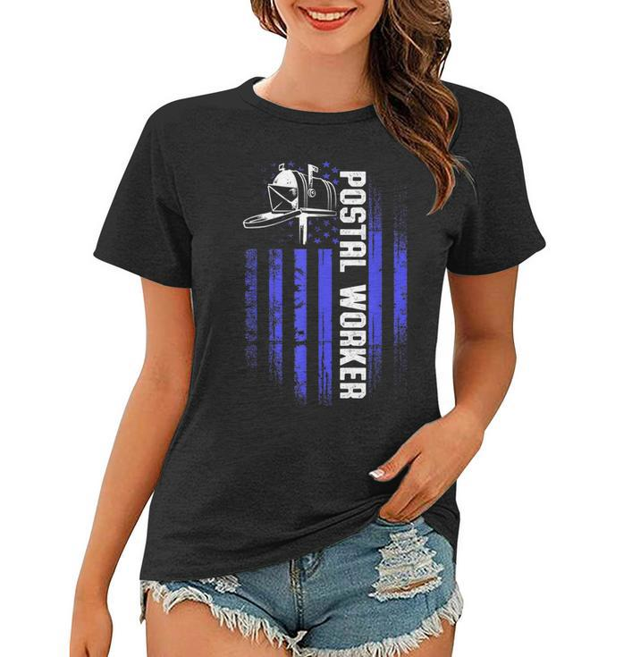 American Postal Worker Flag Women T-shirt