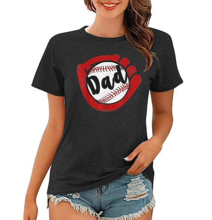 Baseball Dad T  For Baseball Softball Mom  Women T-shirt