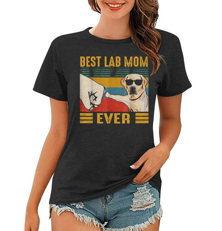 Best Lab Mom Ever Dog Lovers Vintage Gift Women T-shirt