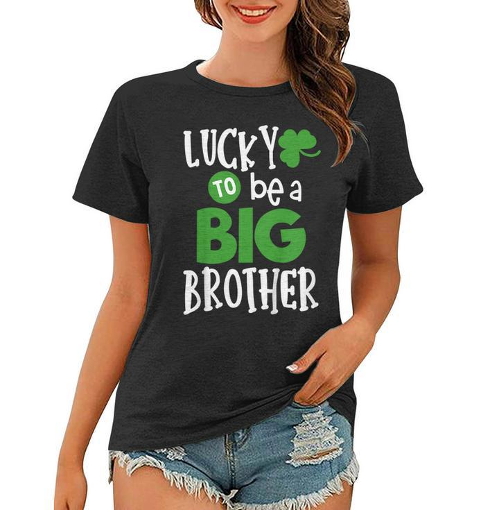 Big Brother St Patricks Day Pregnancy Announcement Shirt Women T-shirt