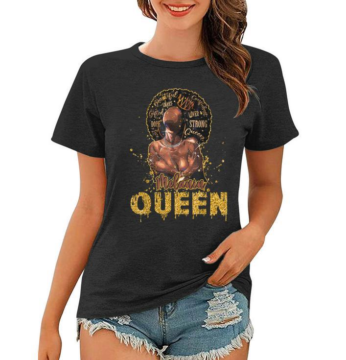 Black Queen Melanin Queen I Am Black Melanin History Month  Women T-shirt