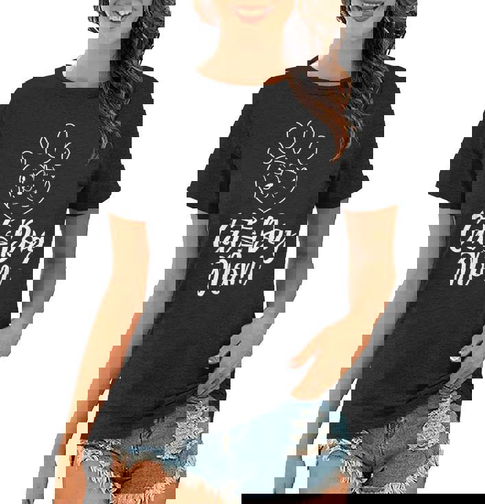 Cat And Dog Mom Dogs Cats Lover Mother Mommy Mama Mothers Women T-shirt