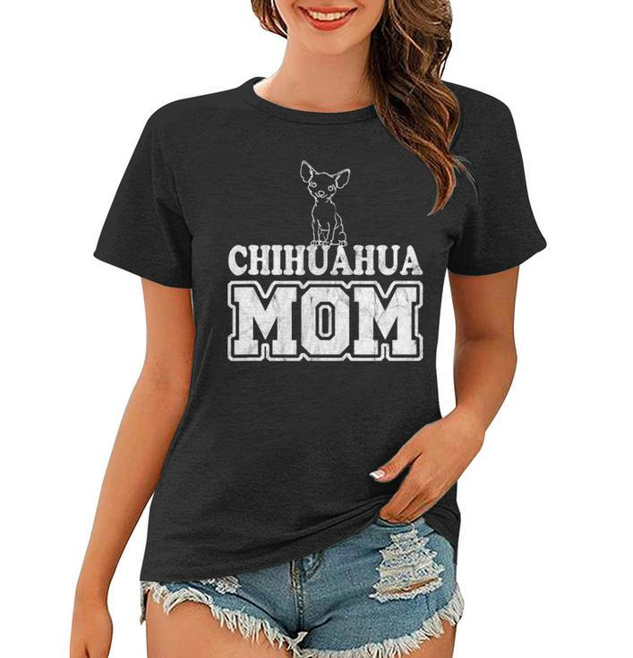 Chihuahua Mom Smallest Dog Chiwawa Dog Puppy Pals Women T-shirt