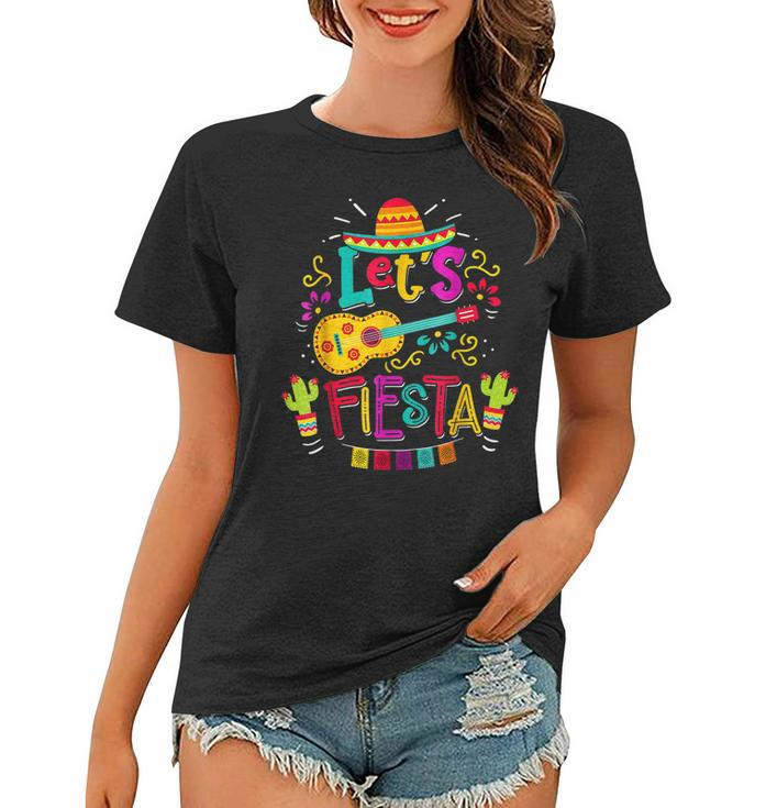 Cinco De Mayo Party Lets Fiesta Mexican Boys Girl Men Women  Women T-shirt