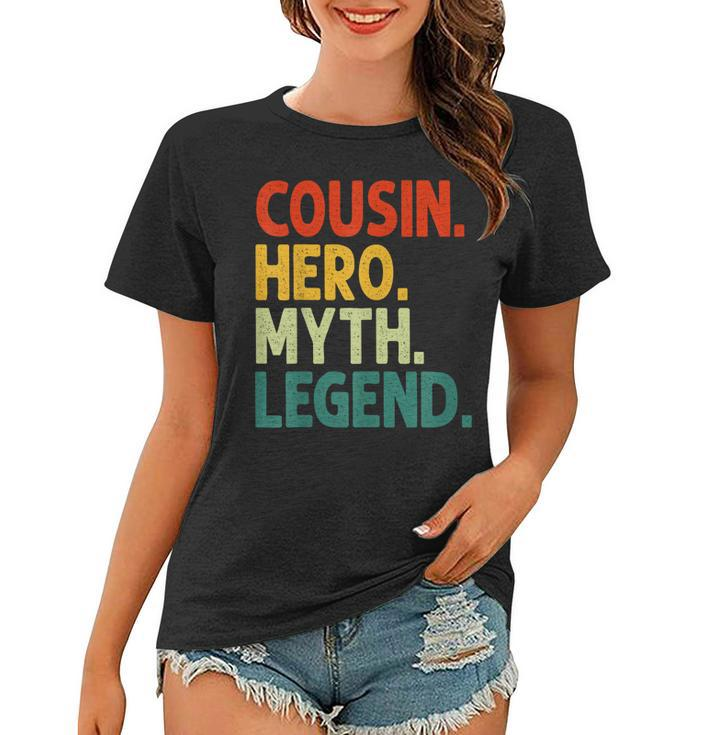 Cousin Held Mythos Legende Retro Vintage-Cousin Frauen Tshirt