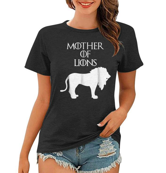 Cute & Unique White Mother Of Lions E010453 Women T-shirt