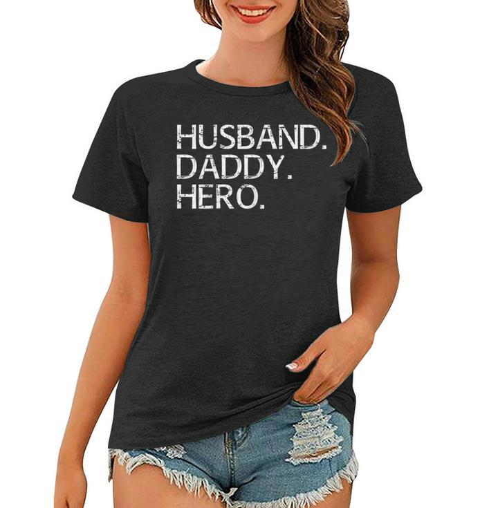 Cute Funny Fathers Day Gift From Wife Daughter Son Kids V2 Women T-shirt