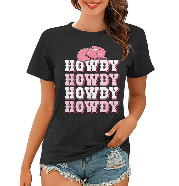 Cute Howdy Western Country Cowgirl Texas Rodeo Women Girls  Women T-shirt