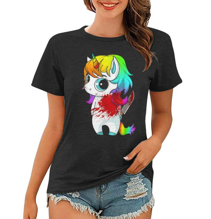 Cute Sweet But Psycho Humor Wife Mom Gift Horror Goth Punk Women T-shirt
