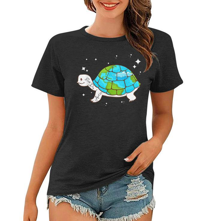 Earth Day 2023 Restore Save The Planet Earth Sea Turtle  Women T-shirt