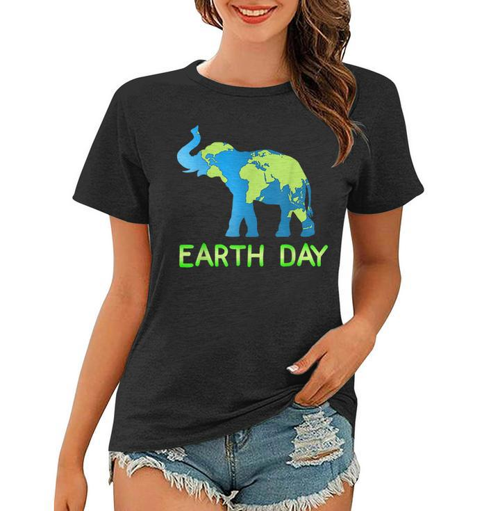 Elephant Earth Day  For Earthday 2019 Tee Women T-shirt