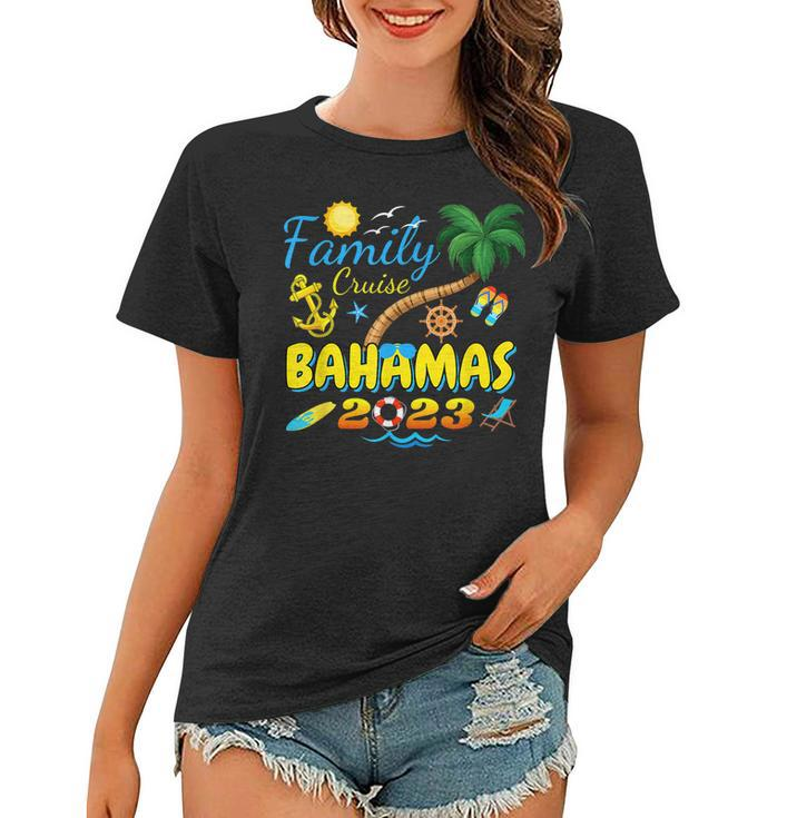 Family Cruise Bahamas 2023 Matching Group Summer Vacation  Women T-shirt