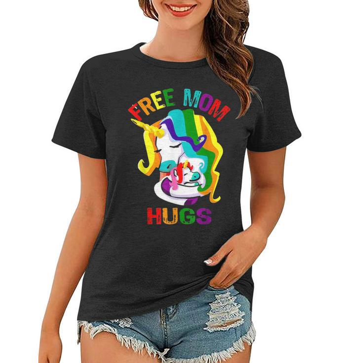 Free Mom Hugs Lgbt Gay Pride V2 Women T-shirt