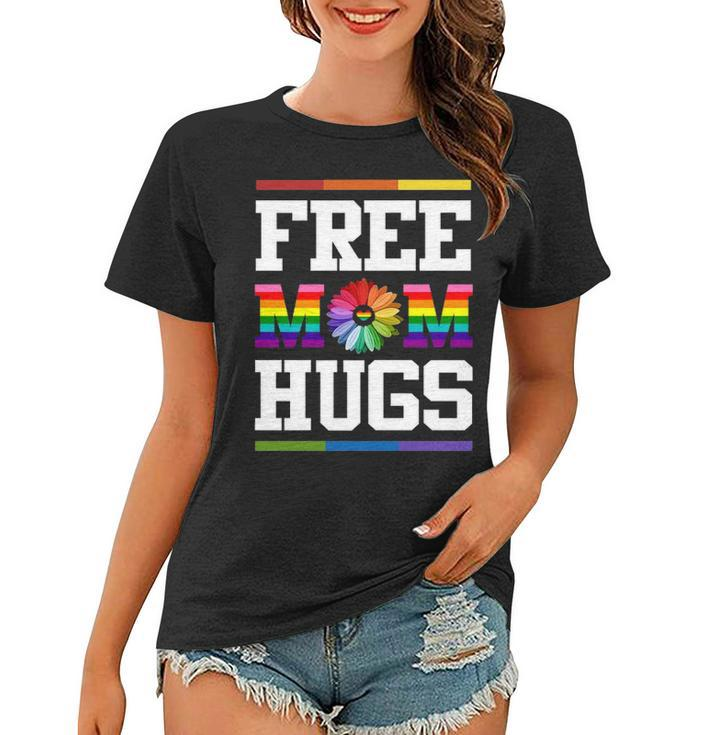 Free Mom Hugs Pride Lgbt Gift V3 Women T-shirt