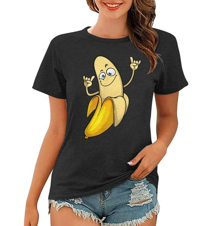 Funny Banana Designs For Men Women Fruit Lover Farming Food  Women T-shirt