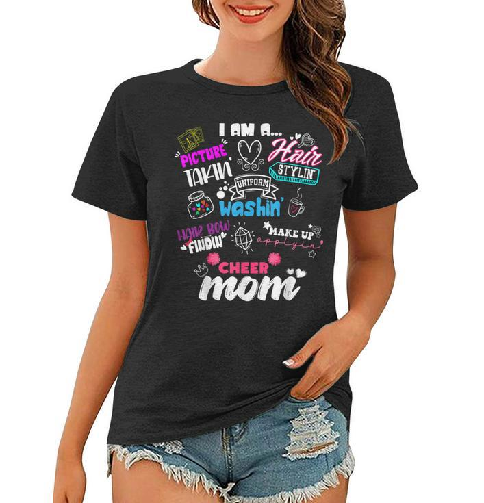 Funny Cheerleading Mom For Cheer Moms Cheer Squad Cheer Mom Women T-shirt