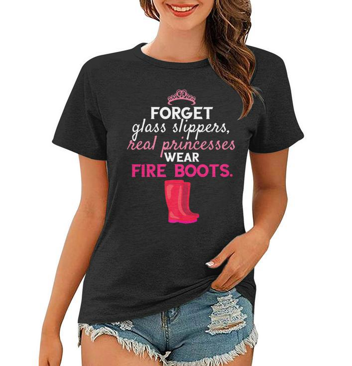 Funny Firefighter Women Fire Fighter Humorous Female Gift   Women T-shirt