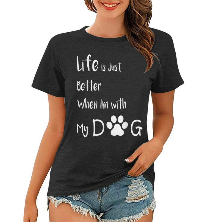 Funny Mothers Day Happy Mothers Day To My Favorite Dog  Women T-shirt