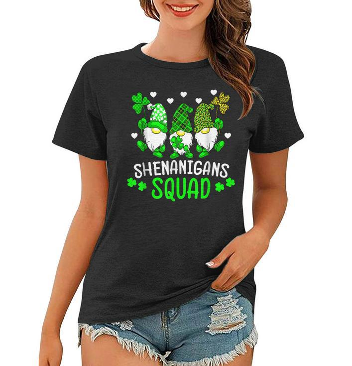 Funny Time For Shenanigans Squad St Patricks Day Gnomes  Women T-shirt