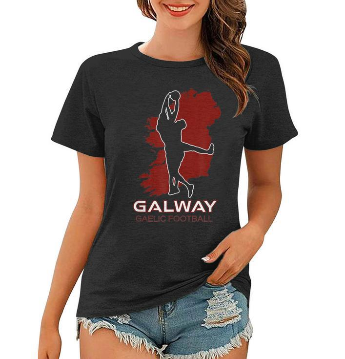 Galway County Irland Sports Fan Irish Gaelic Football Team Frauen Tshirt