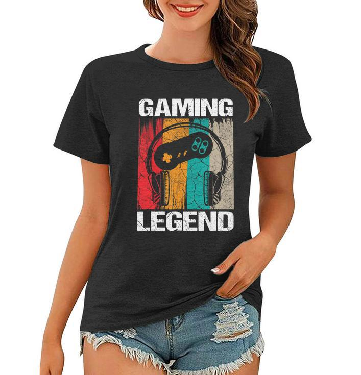Gaming Legend Pc Gamer Video Games Gift Boys Teenager Kids Tshirt Women T-shirt
