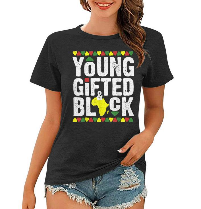 Gifted Young Black Dashiki African Pride History Month Magic  V4 Women T-shirt