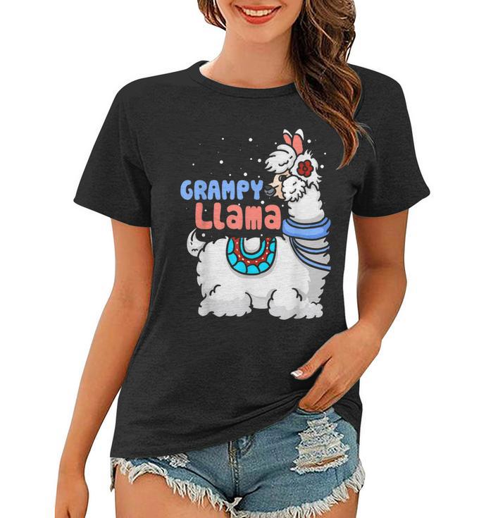 Grampy Lama Passender Familien-Weihnachts-Pyjama Geschenke Frauen Tshirt