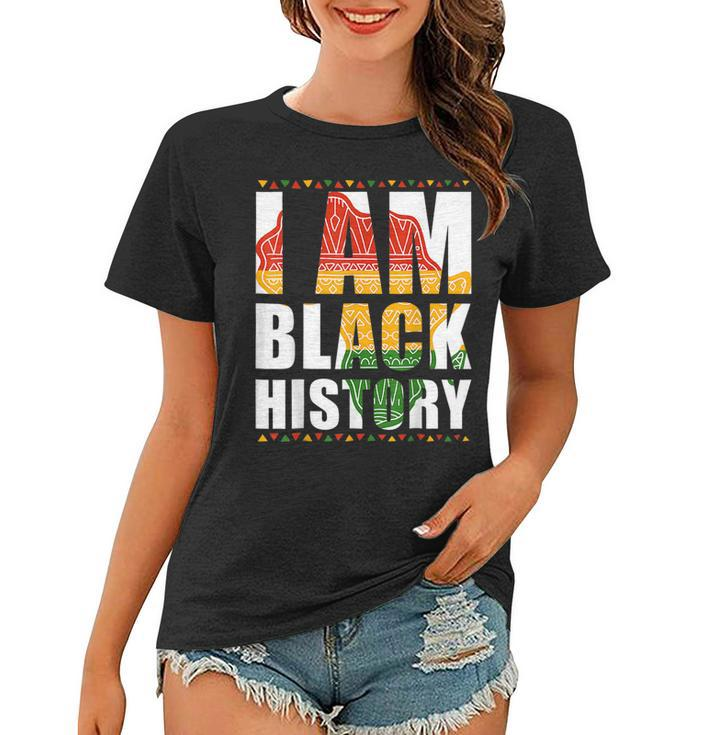 I Am Black Woman Black History Month Educated Black Girl  V12 Women T-shirt