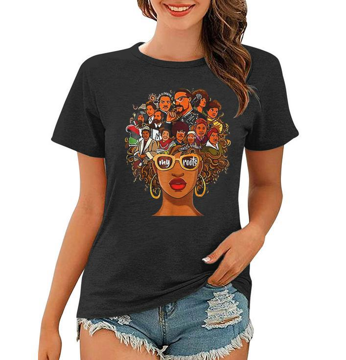 I Love My Roots Back Powerful History Month Pride Dna Gift  V2 Women T-shirt