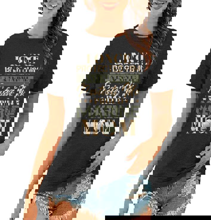 I Once Protected Him Now He Protects Me Proud Navy Mom SVG Printable F