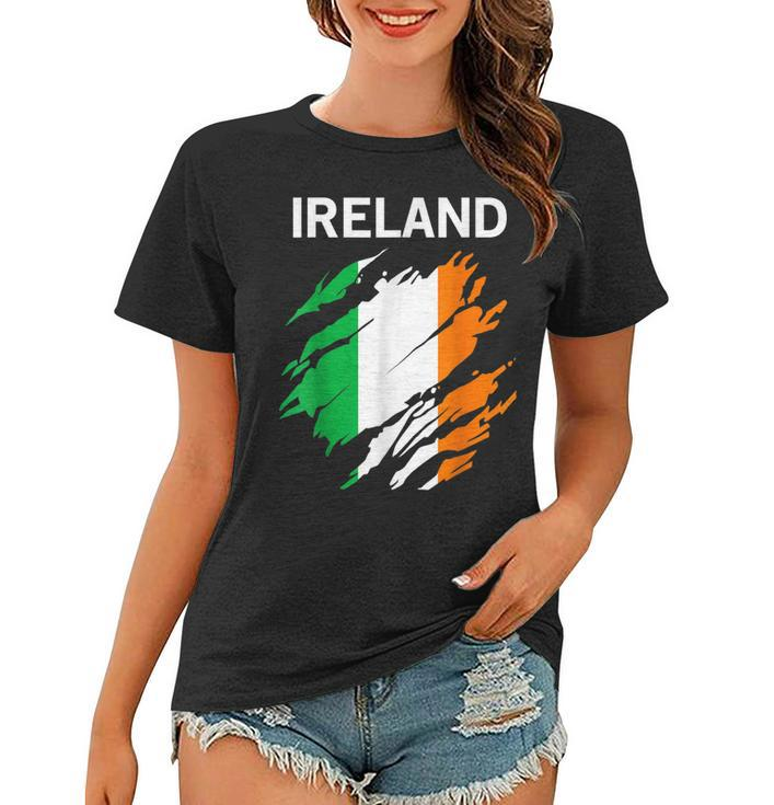 Ireland St Patricks Day Irish Flag  Women T-shirt