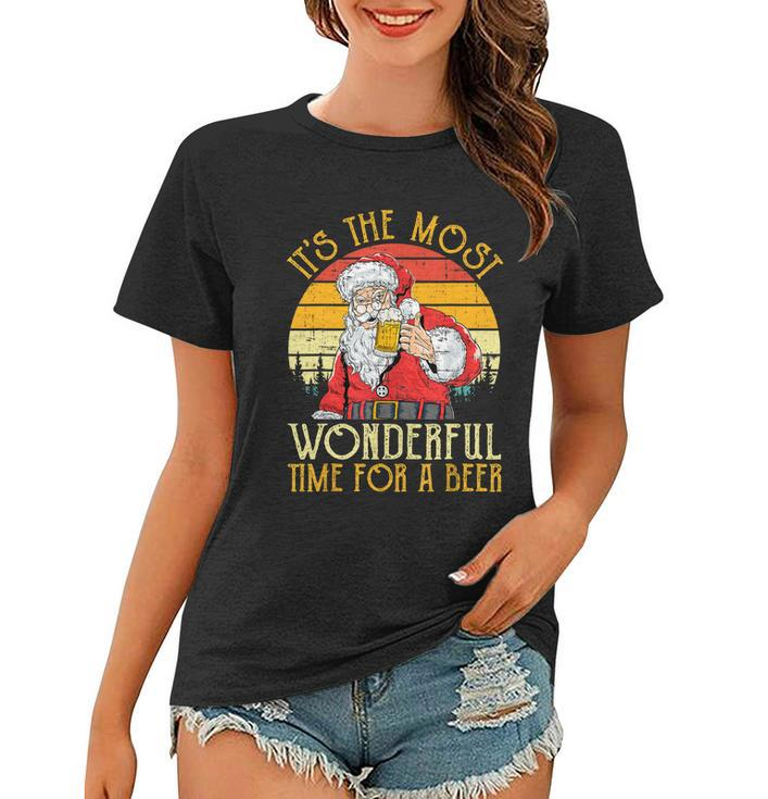 Its The Most Wonderful Time For A Beer Christmas Men Xmas Tshirt Women T-shirt
