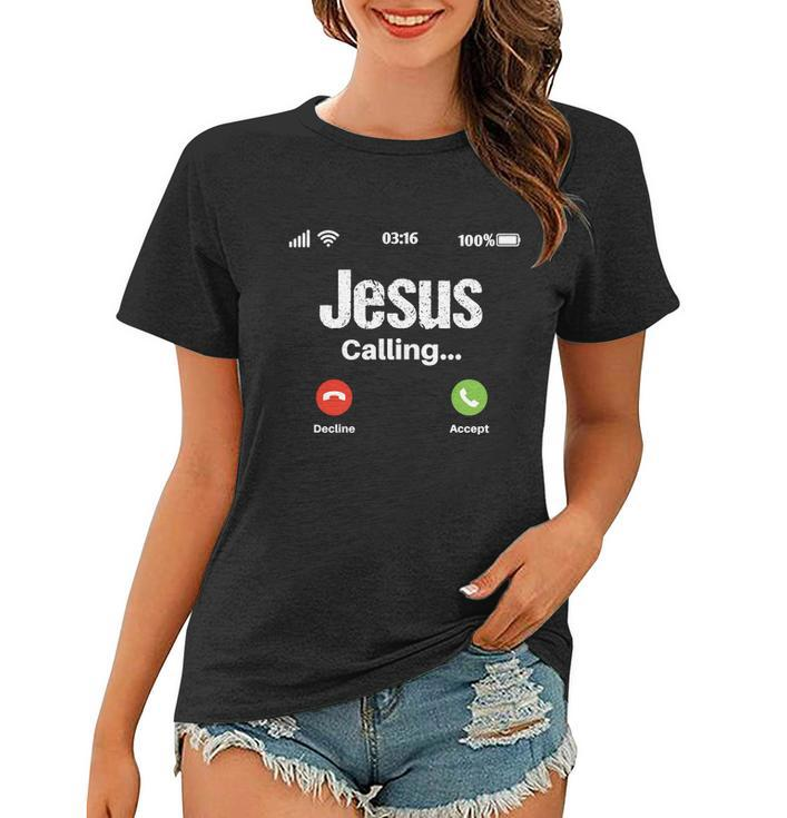 Jesus Calling John 316 Christian Accept Christ Women T-shirt