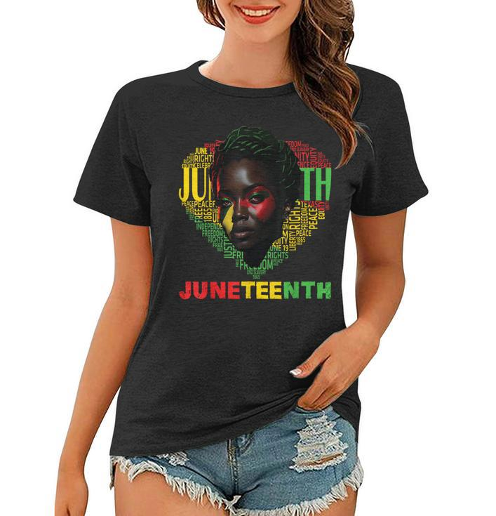 Junenth Celebrating Black Freedom 1865 Black Womens  Women T-shirt